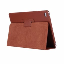 Lunso - iPad 2 / 3 / 4 - Stand flip sleepcover hoes - Bruin