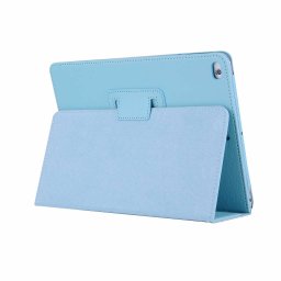 Lunso - iPad 2 / 3 / 4 - Stand flip sleepcover hoes - Lichtblauw