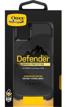 Otterbox Defender Case voor Apple iPhone 11 - Zwart - Polycarbonaat - Effen kleur - Achterkant - Voor- en achterkant - Back Cover